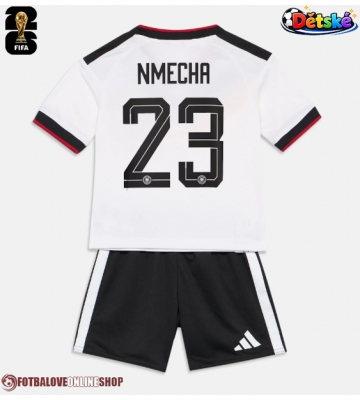 Německo Felix Nmecha #23 Domácí dres komplet pro Děti MS 2026 Krátkým Rukávem (+ Krátké kalhoty)